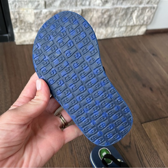NWT Sanuk yoga mat flip flops, baby/toddler boys size 7/8 - Picture 4 of 10